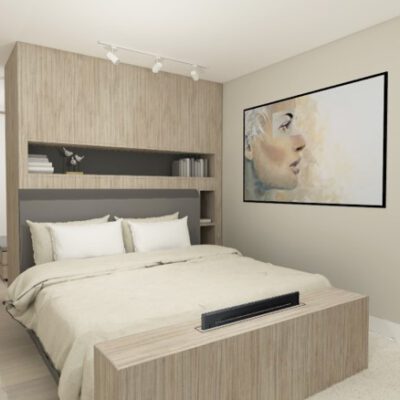 Ontwerp slaapkamer interieuradvies door Mimpression