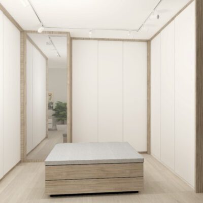 Ook voor een kastenwand op maat kan Mimpression een ontwerp aanleveren