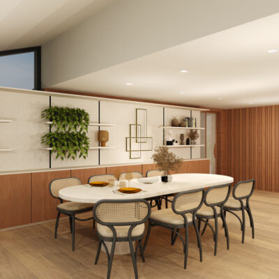 Interieur eetkamer