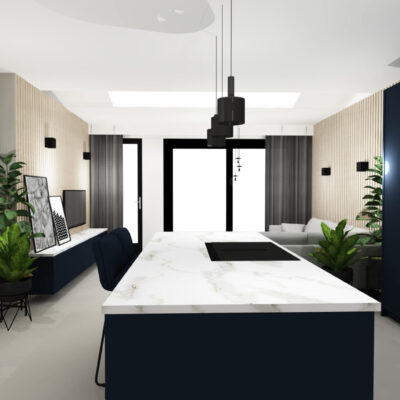 Luxe leef keuken met kookeiland interieuradvies