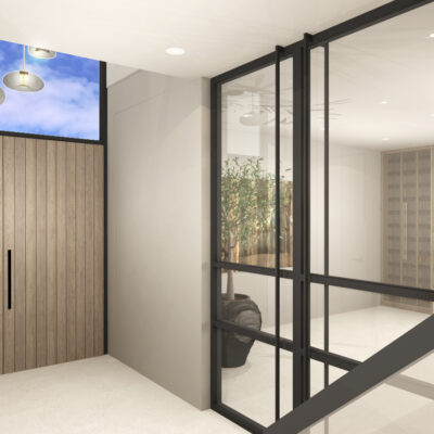 Hal entree woning interieurontwerp