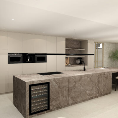 3D ontwerp keuken