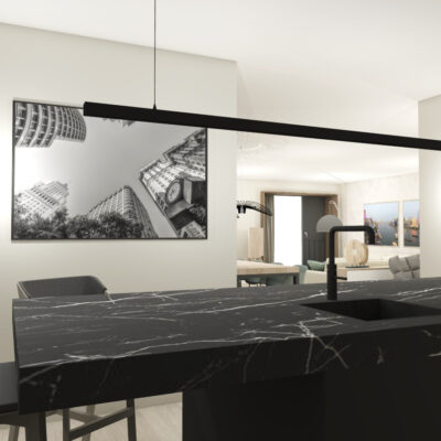 Interieuradvies voor deze nieuwbouw woning ontwerp door mimpression